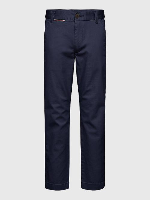 Spodnie Tommy Hilfiger 1985 Essential Chinos Chłopięce Niebieskie | TH716XTC