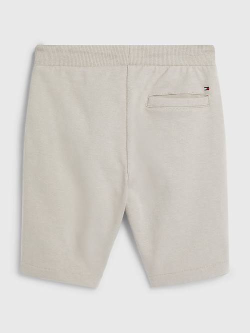 Spodnie Tommy Hilfiger Natural Earth Dye Sweat Shorts Chłopięce Szare | TH071UIM