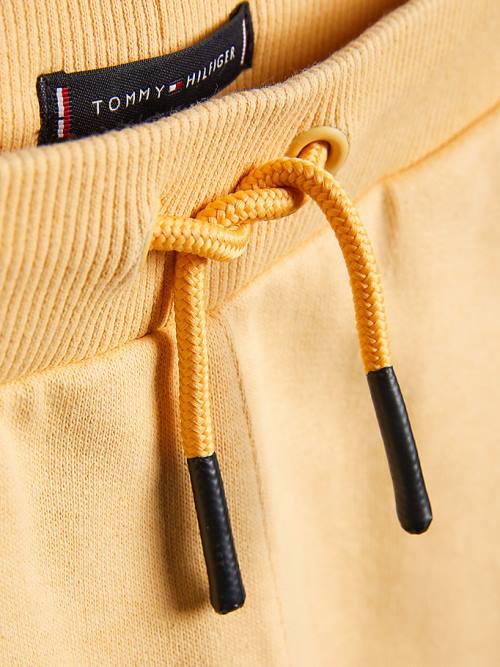 Spodnie Tommy Hilfiger Natural Earth Dye Sweat Shorts Chłopięce Żółte | TH956YHD