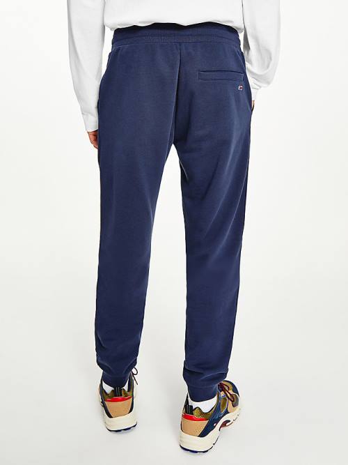 Spodnie Tommy Hilfiger Tonal Joggers Męskie Niebieskie | TH420AFH