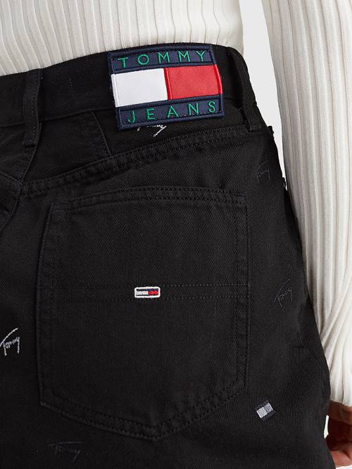 Spódnice Tommy Hilfiger Embroidery Denim Mini Damskie Denim | TH520MIH