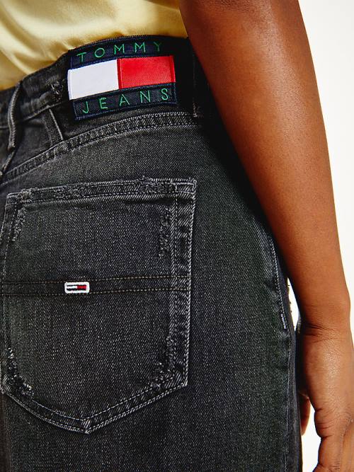 Spódnice Tommy Hilfiger Faded Denim Mom Damskie Denim | TH743ZWM