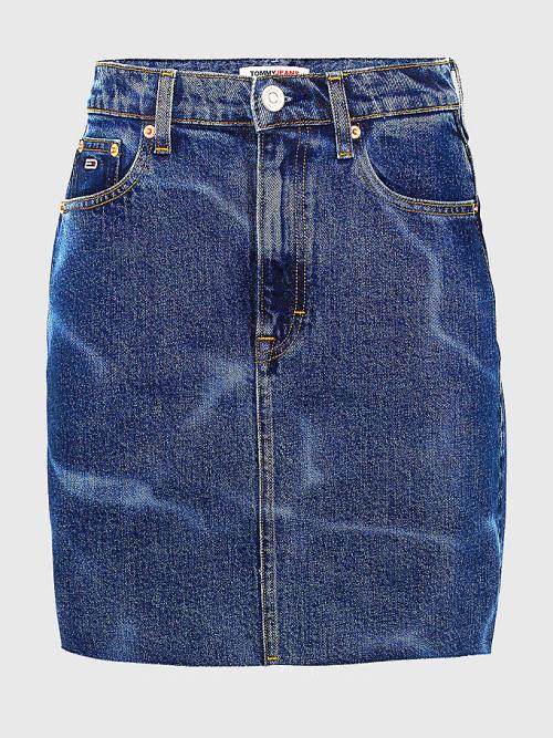 Spódnice Tommy Hilfiger Swimming Pool Wash Denim Mom Damskie Denim | TH376VAN