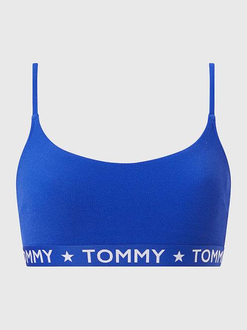 Stroje Kąpielowe Tommy Hilfiger Bikini Bralette Damskie Niebieskie | TH392CLH