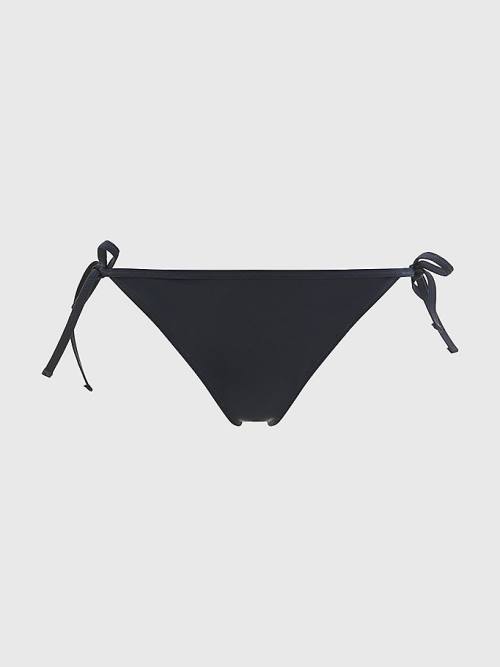 Stroje Kąpielowe Tommy Hilfiger Cheeky Side Tie Bikini Bottoms Damskie Niebieskie | TH390AKP