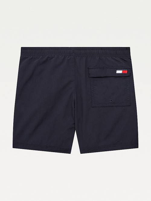 Stroje Kąpielowe Tommy Hilfiger Colour-Blocked Mid Length Shorts Chłopięce Niebieskie | TH748QGM