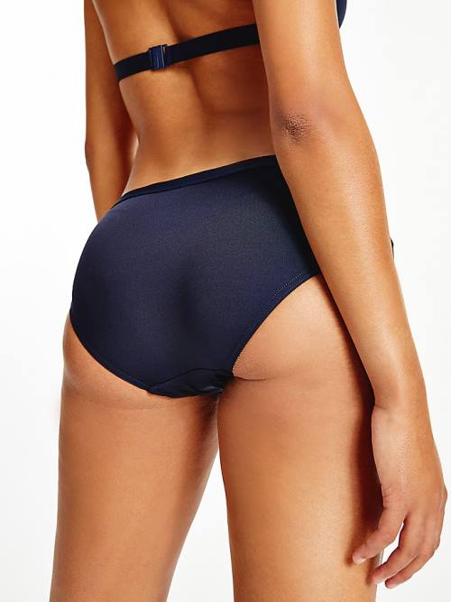 Stroje Kąpielowe Tommy Hilfiger Klasyczne Bikini Bottoms Damskie Niebieskie | TH378CMW