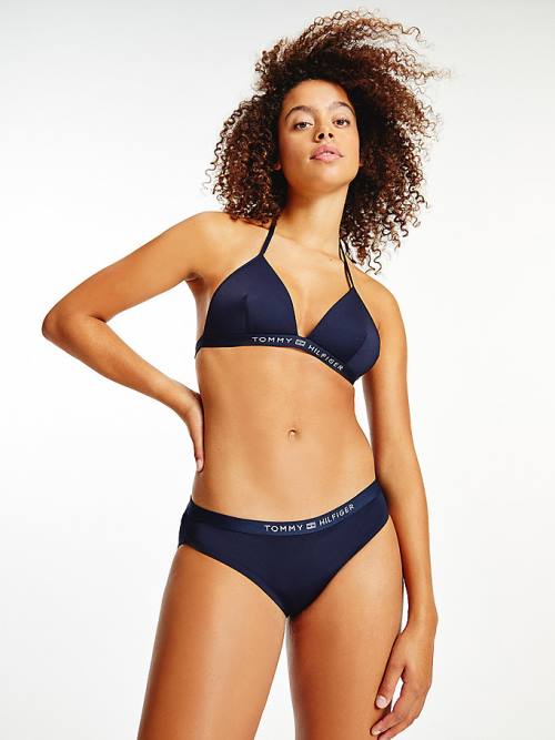 Stroje Kąpielowe Tommy Hilfiger Klasyczne Bikini Bottoms Damskie Niebieskie | TH378CMW