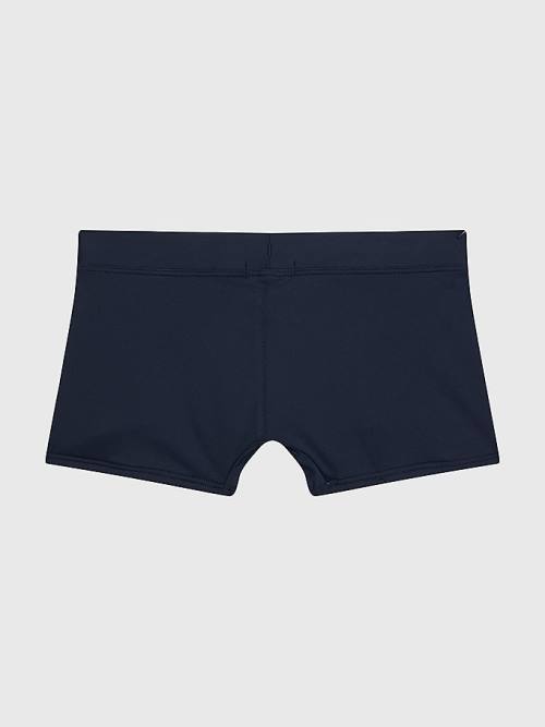 Stroje Kąpielowe Tommy Hilfiger TH Established Logo Shorts Chłopięce Niebieskie | TH842ERQ