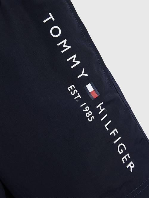 Stroje Kąpielowe Tommy Hilfiger TH Established Drawstring Mid Length Shorts Chłopięce Niebieskie | TH908FHV