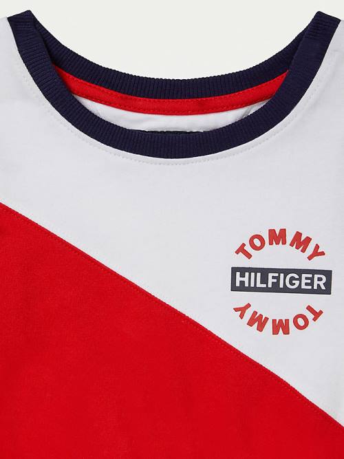 Sukienki Tommy Hilfiger Adaptive Colour-Blocked Bez Rękawów Dziewczynka Multi | TH072SCI