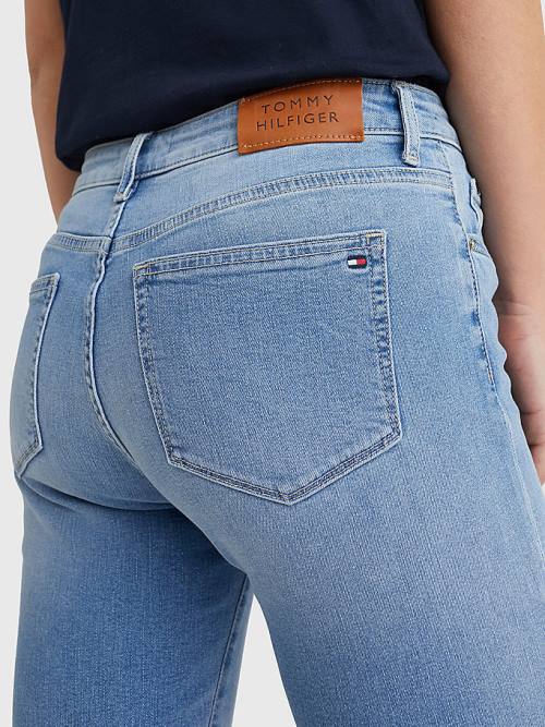 Szorty Tommy Hilfiger Venice Slim Denim Damskie Denim | TH347EBK