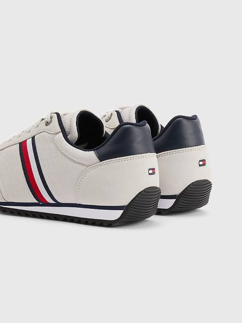 Trampki Tommy Hilfiger Essential Mesh Signature Tape Męskie Szare | TH127BAP