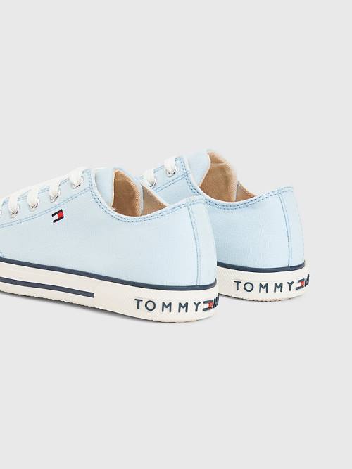 Trampki Tommy Hilfiger Low-Top Chłopięce Niebieskie | TH837RVP