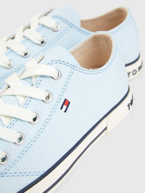 Trampki Tommy Hilfiger Low-Top Chłopięce Niebieskie | TH837RVP