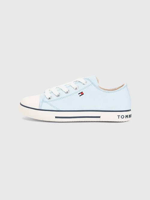 Trampki Tommy Hilfiger Low-Top Chłopięce Niebieskie | TH837RVP