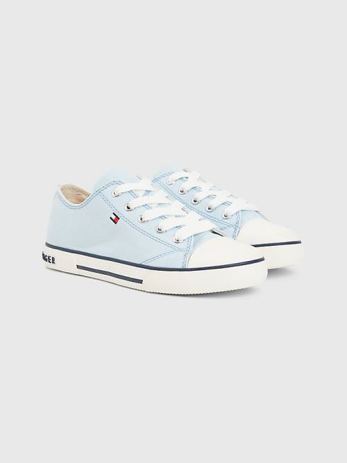 Trampki Tommy Hilfiger Low-Top Chłopięce Niebieskie | TH837RVP