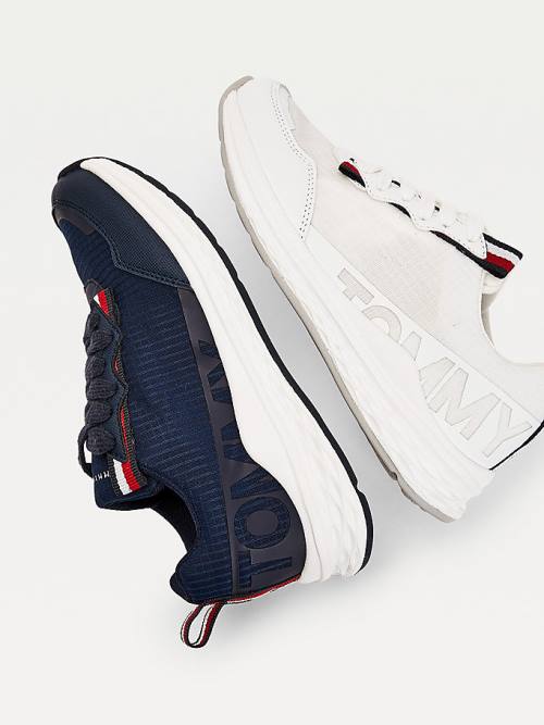 Trampki Tommy Hilfiger Vintage-Inspired Chłopięce Białe | TH201KUO